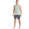 imageReebok Mens Triathlon Scoop Neck Tank Top Standard Fit Lightweight CottonPoly Jersey FabricIceberg Green