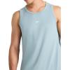 imageReebok Mens Triathlon Scoop Neck Tank Top Standard Fit Lightweight CottonPoly Jersey FabricSlate