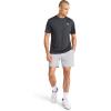 imageReebok Mens Trophy Short Sleeve Crewneck TShirt Standard Fit Breathable Stretch Poly Jersey Knit FabricBlack Heather