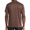 imageReebok Mens Trophy Short Sleeve Crewneck TShirt Standard Fit Breathable Stretch Poly Jersey Knit FabricBracken Heather