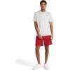 imageReebok Mens Trophy Short Sleeve Crewneck TShirt Standard Fit Breathable Stretch Poly Jersey Knit FabricChrome Heather
