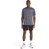 imageReebok Mens Trophy Short Sleeve Crewneck TShirt Standard Fit Breathable Stretch Poly Jersey Knit FabricMedium Grey Heather