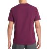 imageReebok Mens Vector Embroidery Crewneck TShirtBlack Cherry