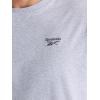 imageReebok Mens Vector Embroidery Crewneck TShirtGrey Heather