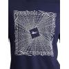 imageReebok Mens Vortex Short Sleeve TShirt Standard Fit Lightweight CottonPoly Jersey FabricVector Navy