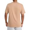 imageReebok Mens Vortex Short Sleeve TShirt Standard Fit Lightweight CottonPoly Jersey FabricWoodsmoke
