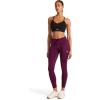 imageReebok Womens Momentum Brushback Legging Standard Fit 28 Inseam Lightweight Stretch Poly Performance Jersey FabricPotent Purple