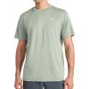 imageReebok Mens Lightning Short Sleeve Crewneck TShirtIceberg Green Heather