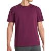 imageReebok Mens Vector Embroidery Crewneck TShirtBlack Cherry