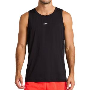 imageReebok Mens Outrun Performance Crewneck Tank TopBlack