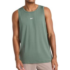 imageReebok Mens Outrun Performance Crewneck Tank TopDuck Green