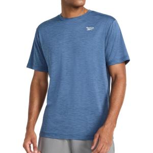imageReebok Mens Showdown Short Sleeve Crewneck TShirtVector Shadow Heather