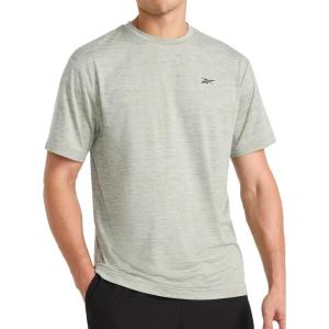 imageReebok Mens Strike Short Sleeve Crewneck TShirt Standard Fit Lightweight Stretch Poly Jersey FabricIceberg Green Heather