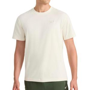 imageReebok Mens Vector Embroidery Crewneck TShirtAlabaster