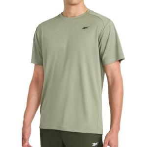 imageReebok Mens Warmup Short Sleeve Performance Crewneck TShirt