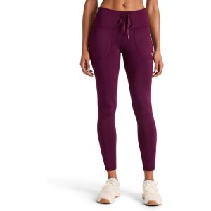 imageReebok Womens Momentum Brushback Legging Standard Fit 28 Inseam Lightweight Stretch Poly Performance Jersey FabricPotent Purple
