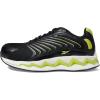 imageReebok Mens Work Zig Elusion Heritage SneakersBlackLime Green