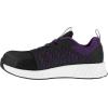 imageReebok Womens Fusion Flexweave Work Safety Toe Athletic Work ShoeBlack and Purple