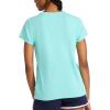 imageReebok Womens Id Performance Tech Crewneck TShirt Relaxed FitAi Aqua