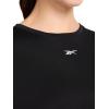 imageReebok Womens Id Performance Tech Crewneck TShirt Relaxed FitBlack
