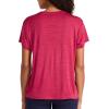 imageReebok Womens Id Train Crewneck TShirt Standard Fit Lightweight Poly Jersey Fabric MoistureWickingVector Very Berry Heather
