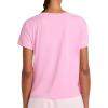 imageReebok Womens Lockup Striped Cropped Crewneck TShirtLilac Chiffon