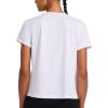 imageReebok Womens Lockup Striped Cropped Crewneck TShirtStark White