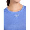 imageReebok Womens Off The Charts Performance Crewneck TShirtUltramarine Heather
