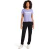 imageReebok Womens OffRegister Lock Up Glow Crewneck TShirtLavender Violet Heather