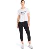 imageReebok Womens OffRegister Lock Up Glow Crewneck TShirtStark White