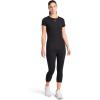 imageReebok Womens Ruched Short Sleeve Crewneck TShirtBlack