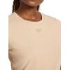 imageReebok Womens Ruched Short Sleeve Crewneck TShirtHumus