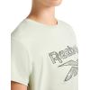 imageReebok Womens Topographic Lines Graphic Crewneck TShirtSea Foam
