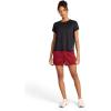 imageReebok Womens Weightless Short Sleeve Mesh Crewneck TShirt Standard Fit Stretch Poly FabricBlack