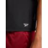 imageReebok Womens Weightless Short Sleeve Mesh Crewneck TShirt Standard Fit Stretch Poly FabricBlack