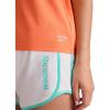 imageReebok Womens Weightless Short Sleeve Mesh Crewneck TShirt Standard Fit Stretch Poly FabricPersimmon