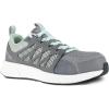 imageReebok Womens Fusion Flexweave Work Safety Toe Athletic Work ShoeGrey and Mint Green