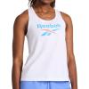 imageReebok Womens Identity Big Logo Short Sleeve TShirt Standard Fit Lightweight 100 Cotton Jersey FabricWhite