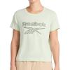 imageReebok Womens Topographic Lines Graphic Crewneck TShirtSea Foam