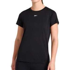 imageReebok Womens Id Performance Tech Crewneck TShirt Relaxed FitBlack