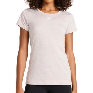 imageReebok Womens Off The Charts Performance Crewneck TShirtAshes of Rose Heather