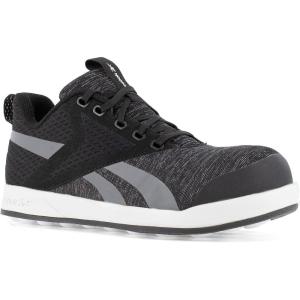 imageReebok Womens Rb236 Ever Road 30 DMX Work Construction Oxford Shoe Black and Grey SafetyBlackGrey