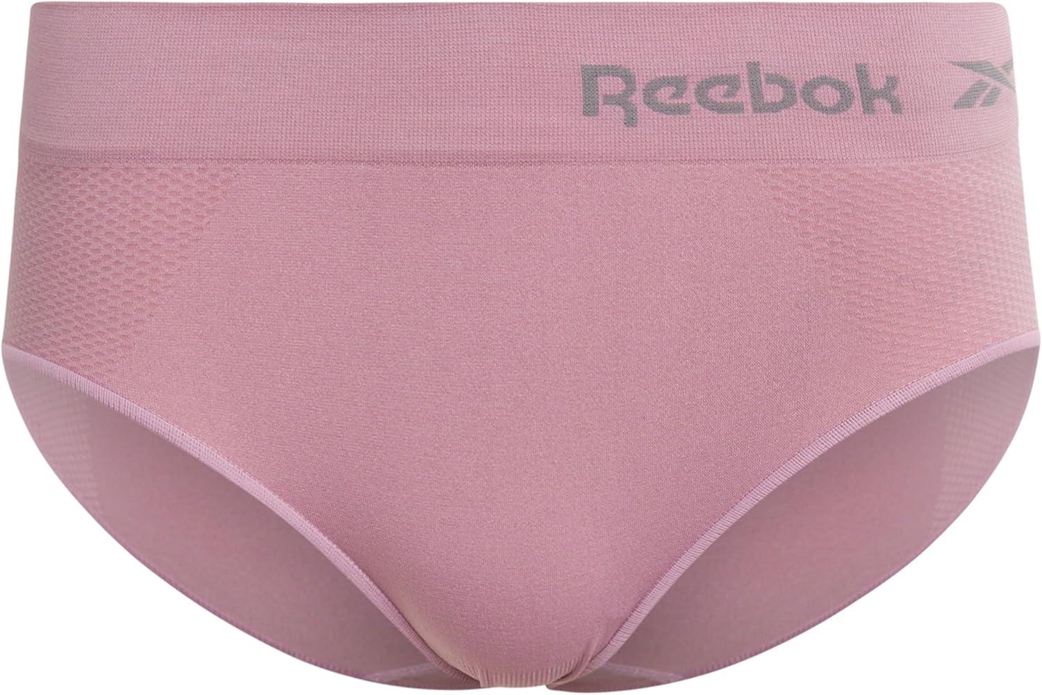 imageReebok Hipster Panties for Women  10 Pack Stretch Performance Seamless Underwear with Relaxed Tagless Waist Sizes SXLBlack SpacedyeBlueToadstoolSharkskinWhite