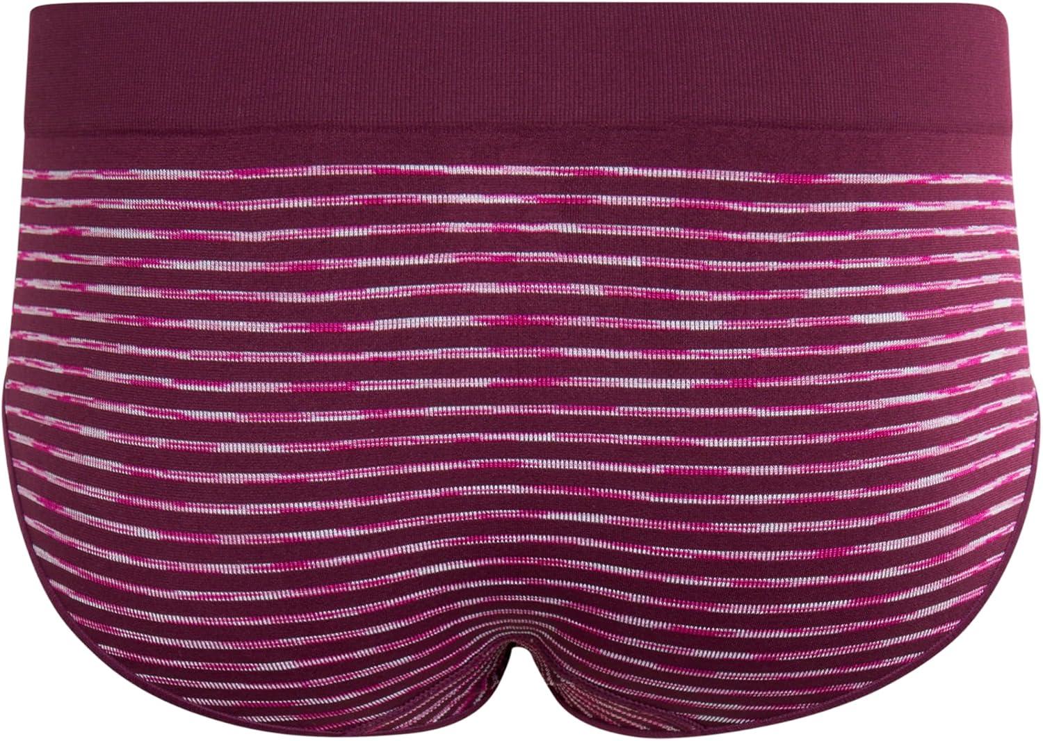 imageReebok Hipster Panties for Women  10 Pack Stretch Performance Seamless Underwear with Relaxed Tagless Waist Sizes SXLGrapewineBlackeend PearlLily PadLotusNatural