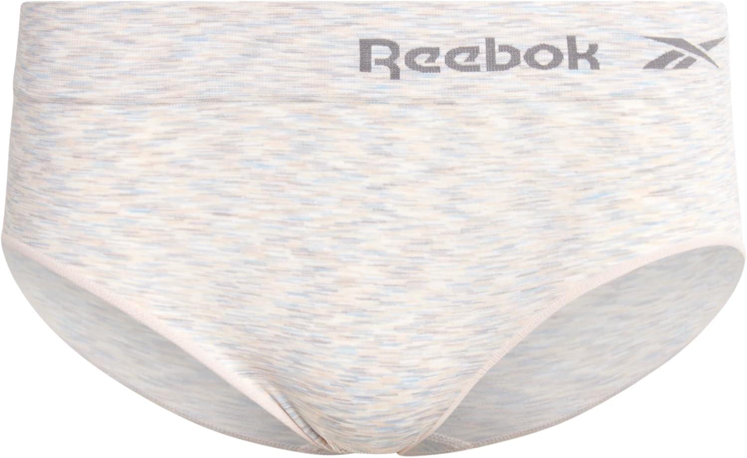 imageReebok Hipster Panties for Women  10 Pack Stretch Performance Seamless Underwear with Relaxed Tagless Waist Sizes SXLGrapewineBlackeend PearlLily PadLotusNatural
