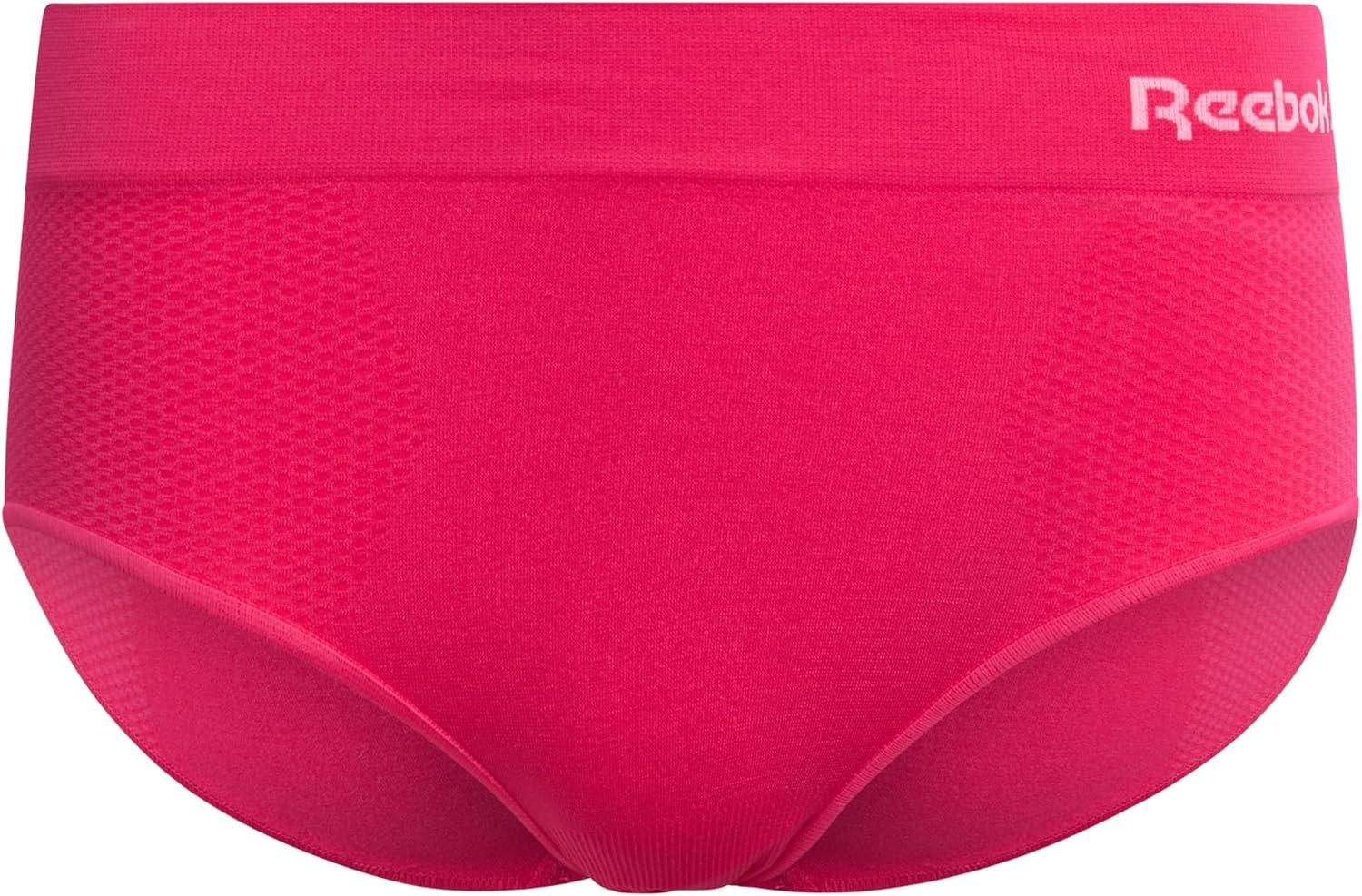 imageReebok Hipster Panties for Women  10 Pack Stretch Performance Seamless Underwear with Relaxed Tagless Waist Sizes SXLHeather GreyPink LadySharkskinRaspberryPlum