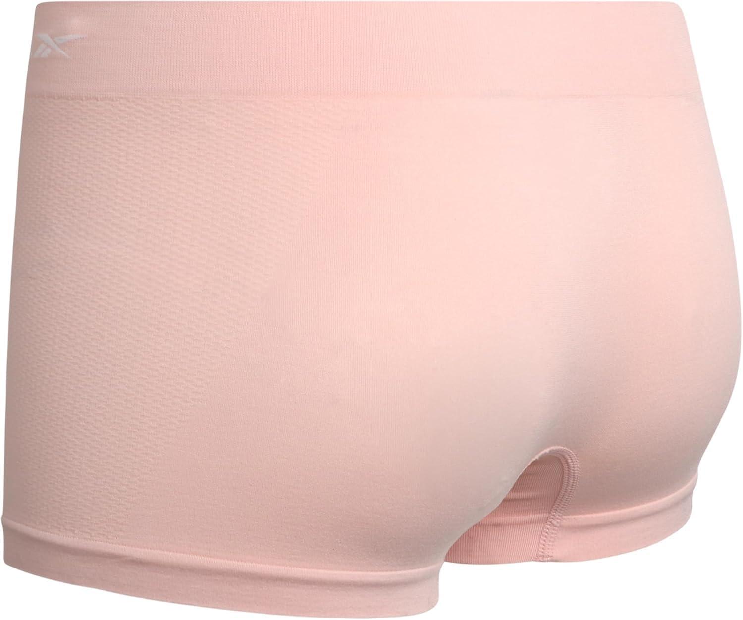 imageReebok Womens Boyshorts Underwear  10 Pack Stretch Performance Seamless Underwear for Women 4 Inseam Tagless WaistbandBlackened PearlLotusFoxgloveSharkskinBlack