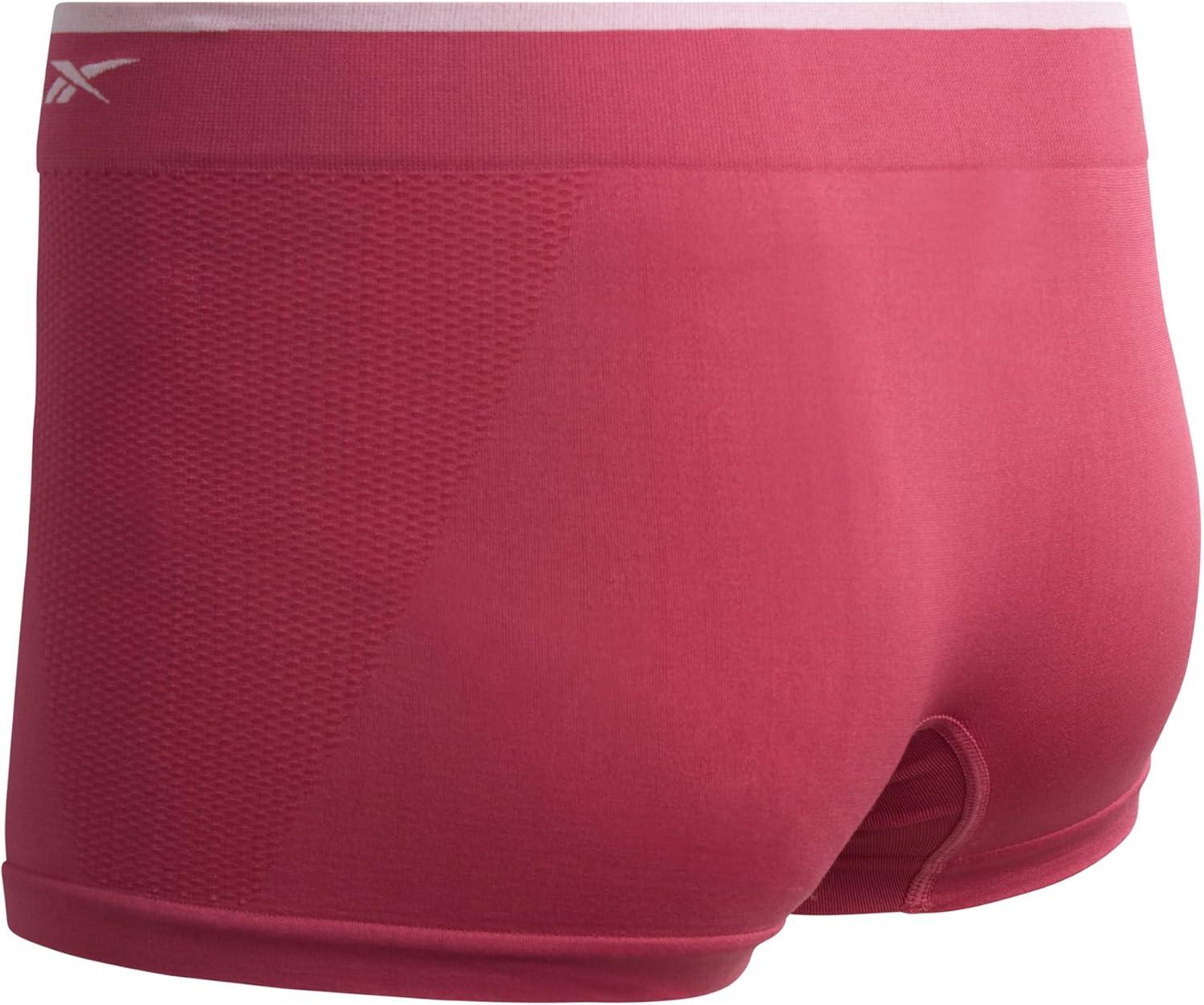 imageReebok Womens Boyshorts Underwear  10 Pack Stretch Performance Seamless Underwear for Women 4 Inseam Tagless WaistbandFoxgloveLotusFigDenimBlackened Pearl