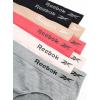 imageReebok Hipster Panties for Women  10 Pack Stretch Performance Seamless Underwear with Relaxed Tagless Waist Sizes SXLGreyPinkBlack