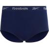 imageReebok Womens Briefs  8 Pack Soft Stretch Ribbed Knit High Waisted Brief Panties Seamless Underwear for WomenDark ForrestEvening BlueFoxgloveJava